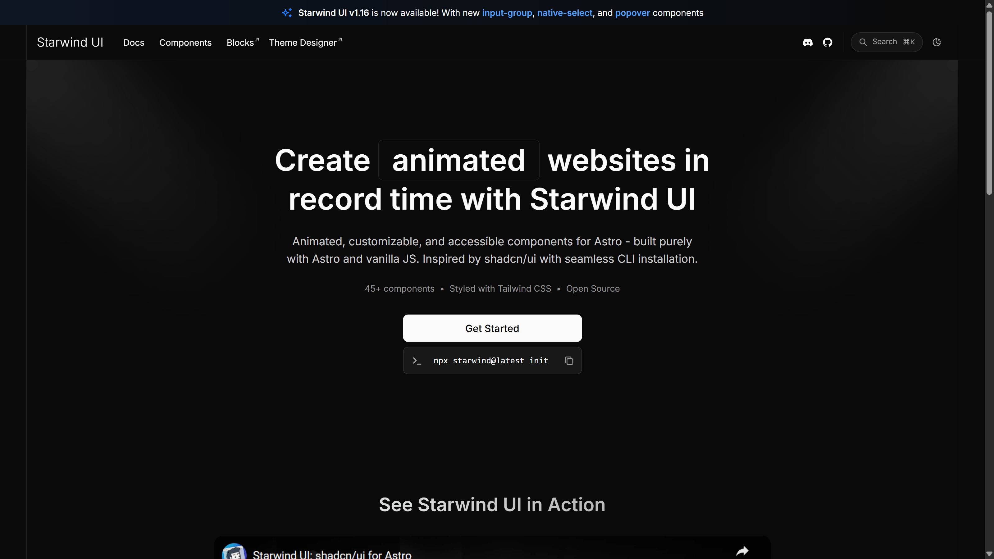Starwind UI